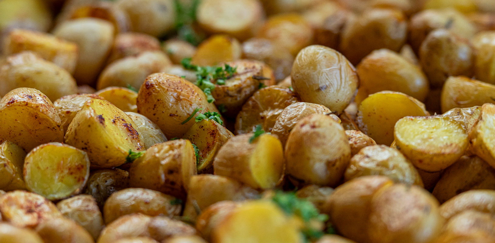 Geröstete Kartoffeln mit frischen Kräutern